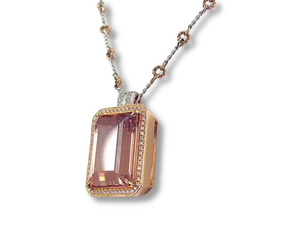 Jacob Matthew Jeweler's custom design - pink necklace