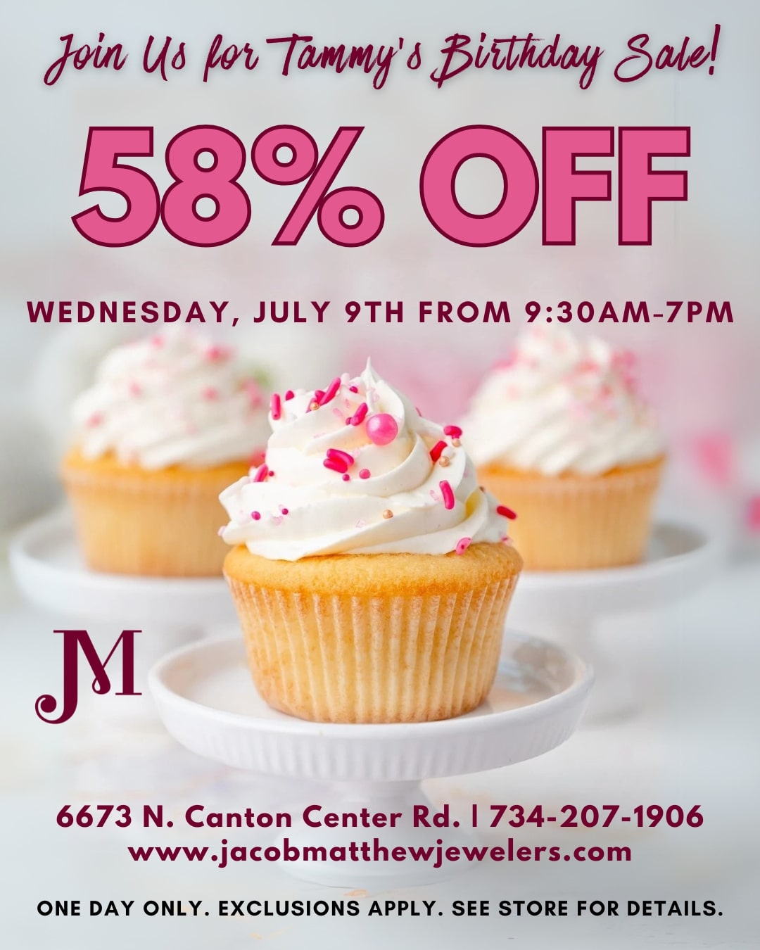 Tammy's Birthday Sale - July 9th - All-day